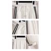Contrasting Striped Patchwork Sweatpants High-waisted Baggy Casual Pants