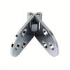 8pcs 180 Degree Right Angle Fixed Bracket Shelf Support Furniture Connector Brackets Corner Braces Stainless Steel Angle Code