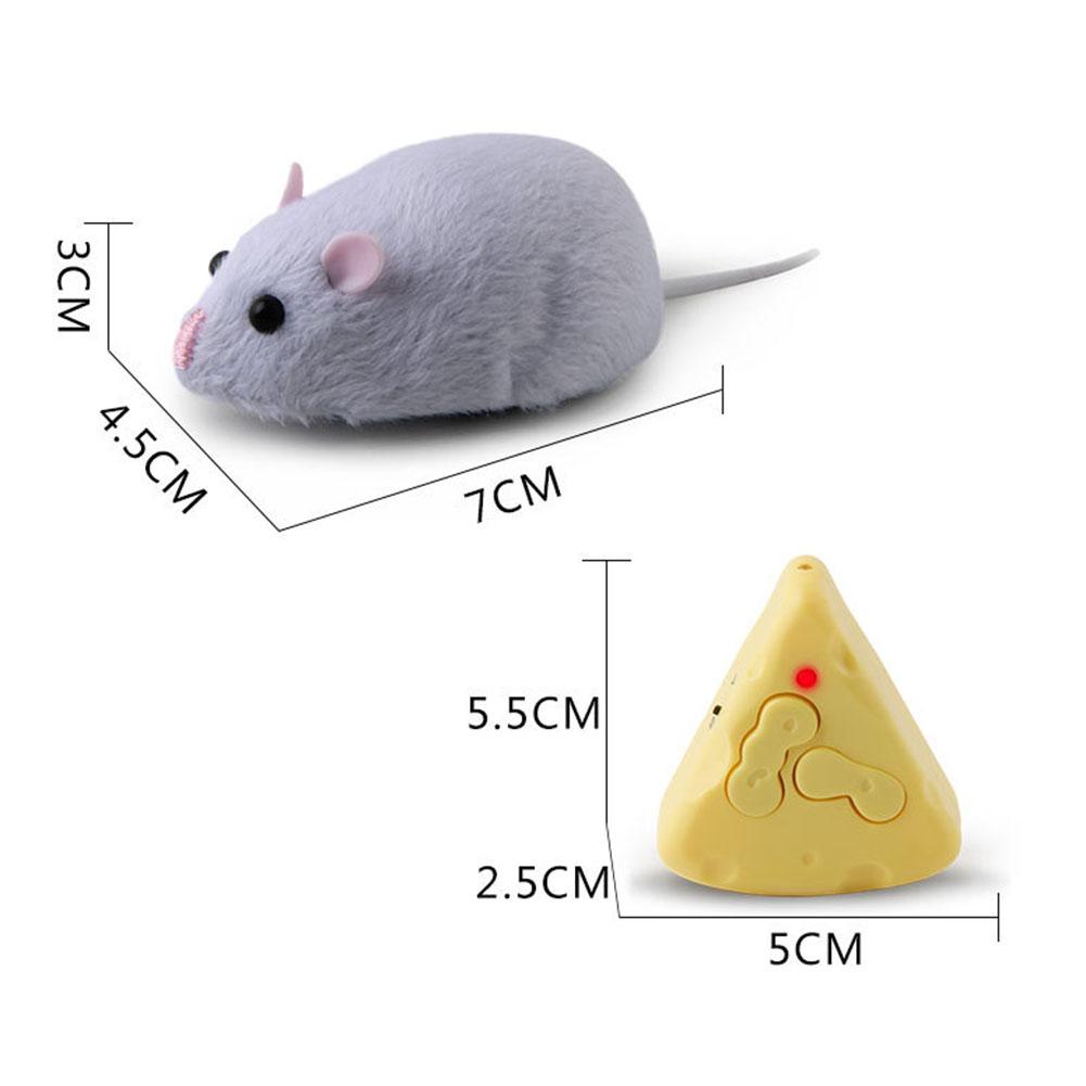 Беспроводной электронный пульт дистанционного управления, плюшевая игрушка в виде крысы, мыши, интерактивные игрушки для кошек *Z