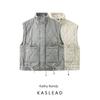 Kaslead New Arrival Women's Clothing Fashion Style Stylish Simple and Versatile Washed Cotton Vest 4088241