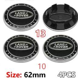 62mm 4pcs Wheel Center Hub Caps Cover Emblem logo For Land Rover RANGE ROVER LR2 LR4 LR3 RANGE Sport Decorative Accessories SA5