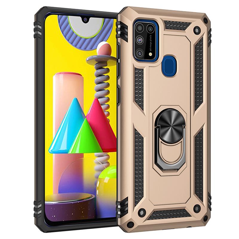 Для Samsung Galaxy A01 M01 Core чехол противоударный защитный магнитный чехол-держатель для телефона Samsung M01 M01S M21 M31 M31S задняя крышка