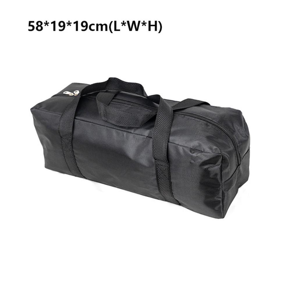 Large Oxford Cloth Storage Tool Black Canvas Canopy Pole Bag New Storage Bag Outdoor Supplies