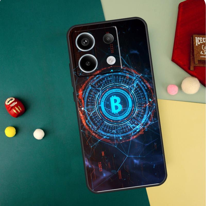 Чехол Bitcoin для Xiaomi Redmi Note 13 11 8 9 10 12 Pro 12S 11S 10S 9S Redmi 13C 9C 10C 12C
