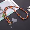 Flower Heart Bead Long Crossbody Phone Rope Strap For Iphone For Samsung Huawei Xiaomi Smart Phone Chain Pendant Bag Decoration
