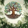 Tree Wall Art Handcrafted Wall Decor Hangable Sculpture Hangable For Indoor Outdoor Kitchen Bedroom Office Garden Patio Porch