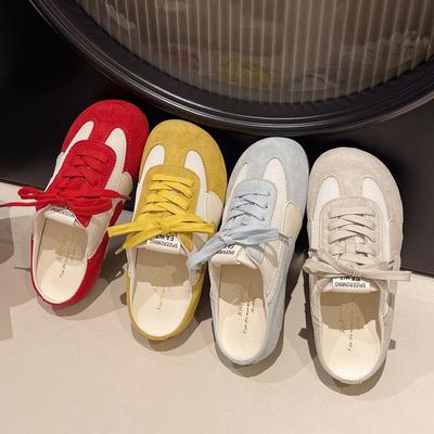 Натуральная кожа ретро внутренняя высота сумки голова полушлепанцы женские верхняя одежда женская обувь 2025 весна и лето новые сетчатые шлепанцы Birkencool