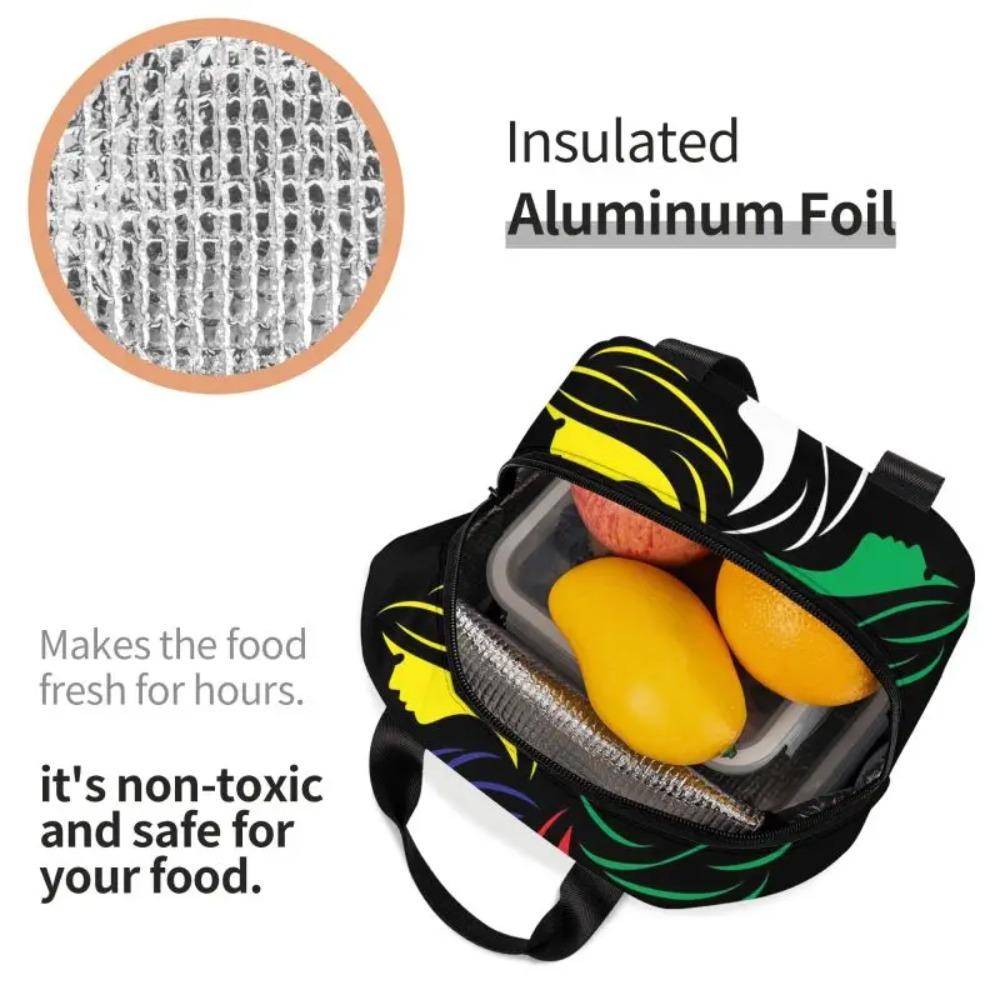 Custom OES Order Of The Eastern Star Thermal Insulated Lunch Bags Woman Portable Lunch Container for Work School Travel Food Box