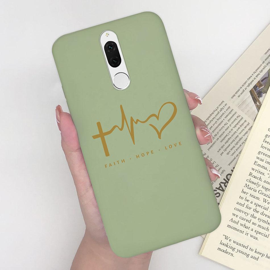 Чехол для телефона Huawei Nova 2i Милое Сердце Любви Цветок Мультяшный Рисунок Мягкий Чехол Для Huawei Mate 10 Lite Горячая Новинка Цветные Fundas