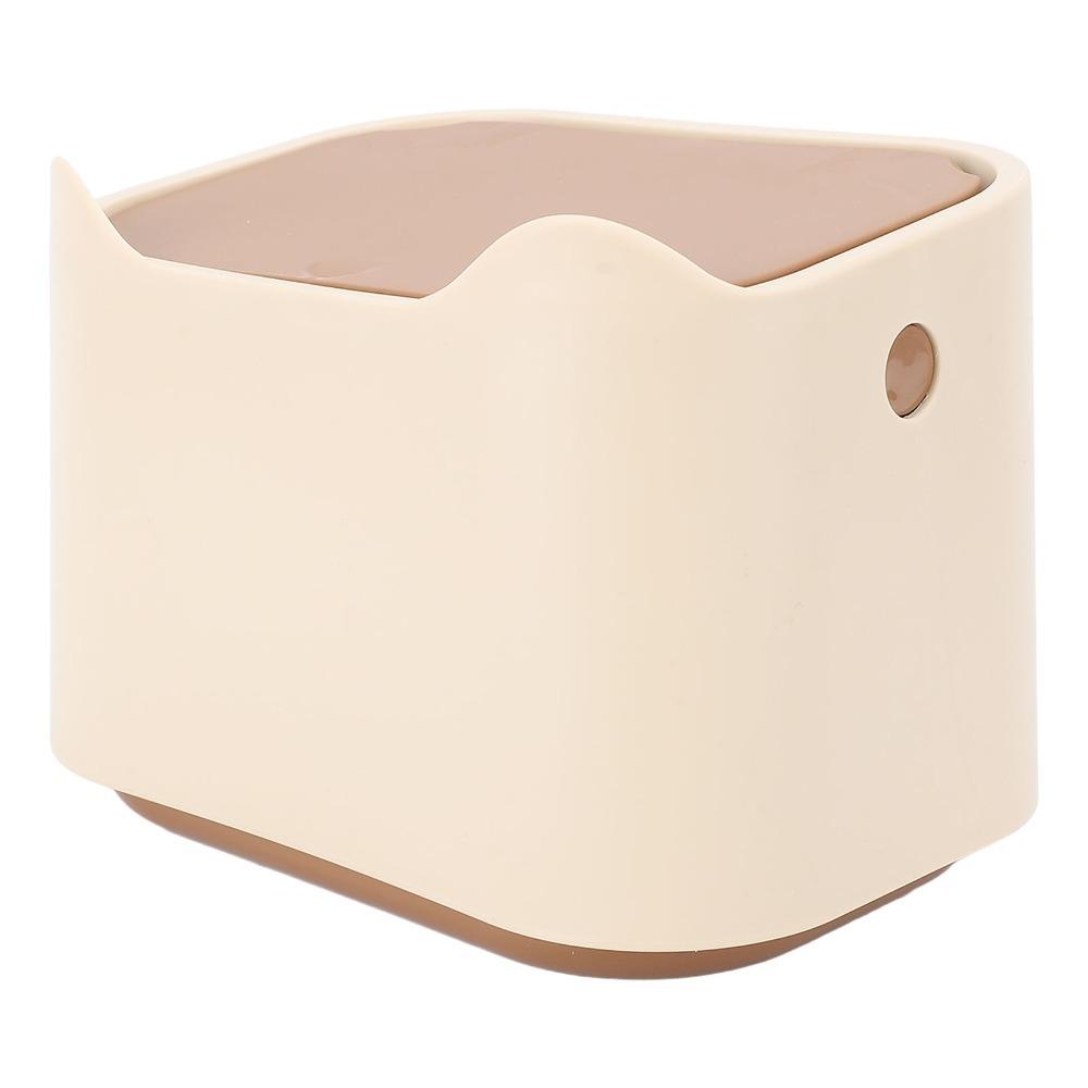 Enclosed Design Cat Waste Garbage Can with Press Type Lid Multipurpose Trash Bin  for Home