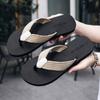 Нескользящие летние шлепанцы для пляжа, износостойкие модные мужские шлепанцы с мягкой подошвой для отдыха на свежем воздухе с зажимом для ног