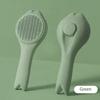 New Self-Cleaning Hairbrush for Cats and Dogs Stainless Steel Plastic Needle Comb with Hair Pulling Knot Feature Pet Supplies
