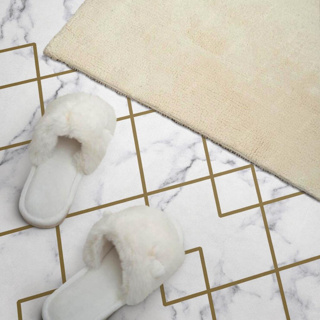 Dekoracyjny Panel Winylowy Samoprzylepny - Do Przedpokoju 120X60 Cm Geometryczne Wzory Na Tle