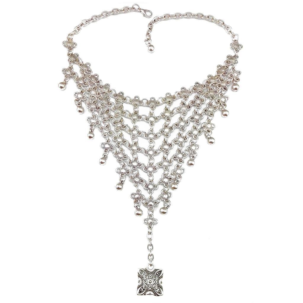 Богемный Винтажный Полый Цветочный Браслет на Палец для Женщин Фестивальный Турецкий Рабский Браслет Пляжный Цыганский Племенной Браслет Сексуальные Украшения