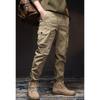 Мужские модные брюки с манжетами на резинке для активного отдыха - весна и осень, европейский/американский стиль