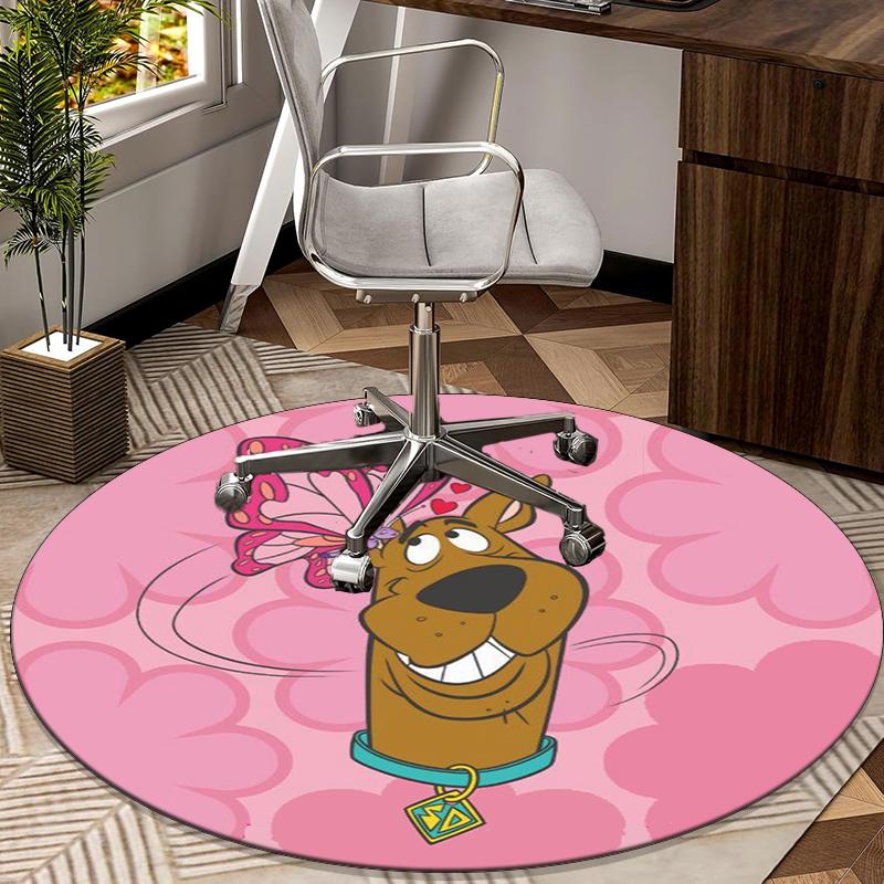 Scoo-dog Bubble Fun round carpet Chair cushion Round Entryway Rug, Soft Round Rugs for Living Room, Bedroom, Circle Carpet decor gifts
