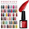 Набор гель-лаков PHOENIXY, набор для маникюра, блестящий гель-лак для ногтей, полуперманентный дизайн ногтей, долговечный гель-лак для ногтей, необходимый УФ-светодиодный гель для замачивания