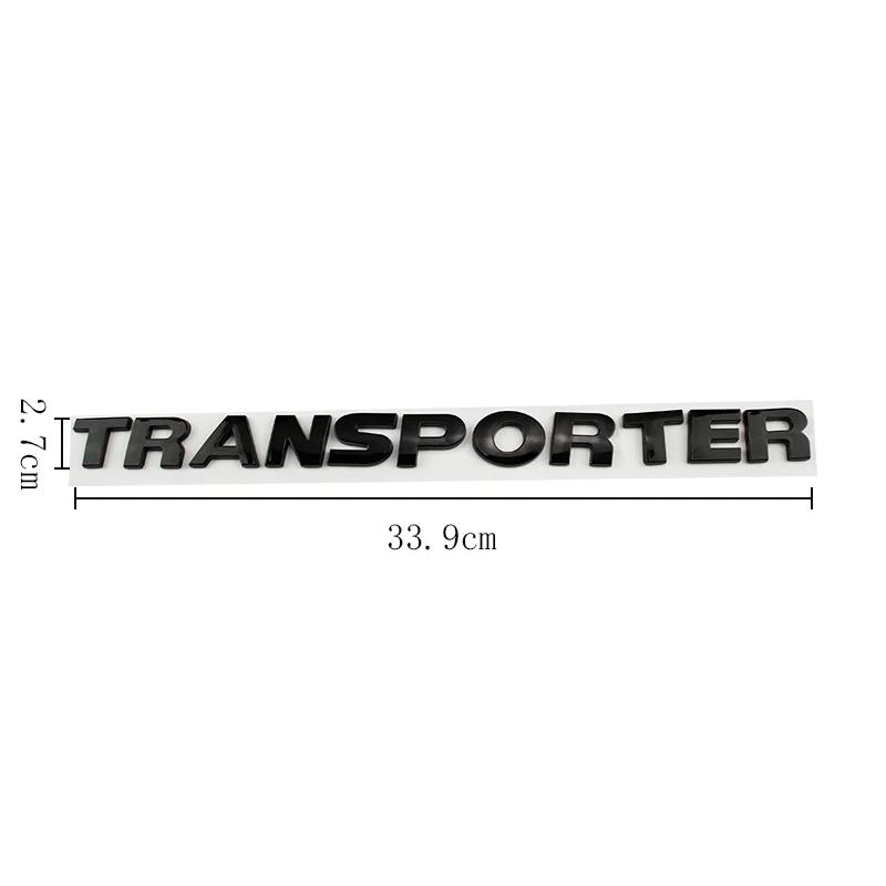 Car ABS Trunk Letters Words Logo Badge Emblem Decals Sticker For Volkswagen VW TRANSPORTER T4 T5 T6 T7 T8 Styling Accessories zf0
