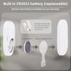Умный датчик температуры и влажности Tuya ZigBee с батарейкой, комнатный термометр-монитор, работает с Alexa, Google Home