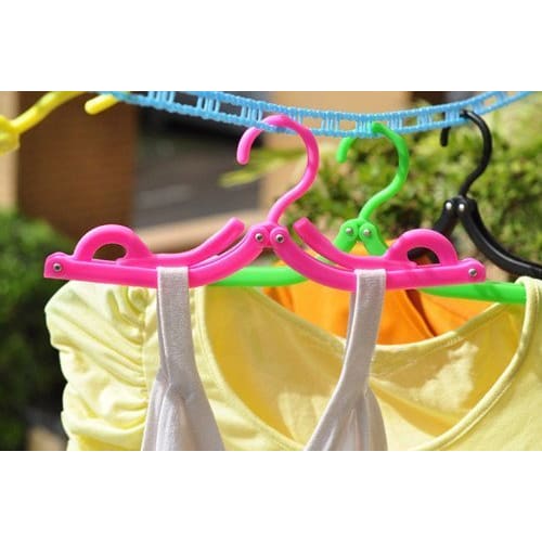 Portable Hanger Set (5 handy portable hangers, 1 hanger stop rope)