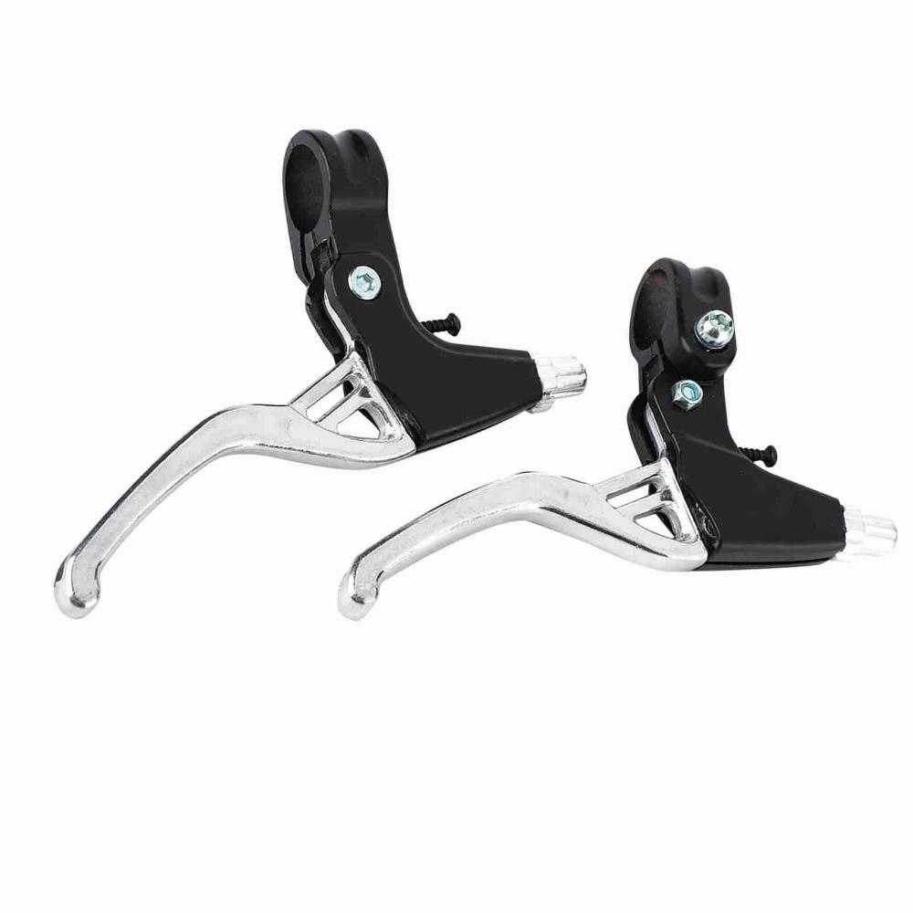 1 Pair Aluminum Alloy Bicycle Brake Levers 4 Finger Grip Bike Brake Handle ,Most Bicycle