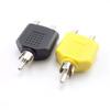 Audio Plug RCA Amplifier RCA to 2 RCA Audio Cable Y Adapter Audio Adapter Connectors Plugs