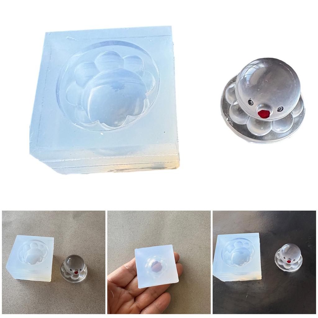 Гибкая силиконовая форма для скульптуры осьминога, украшение для дома, форма для эпоксидной смолы, настольное украшение, инструмент для изготовления ювелирных изделий