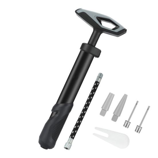 Насос для мячей Спортивный насос для мячей с иглами Насадка-удлинитель шланга Ручной воздушный насос Комплект для гимнастических мячей Волейбол Баскетбол Регби Шар