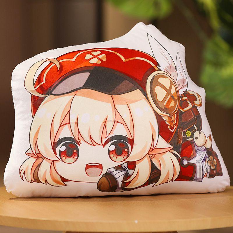 Genshin Impact Game Paimon Cosplay Plush Doll Pillow Stuffed Bed Cosplay Cushion