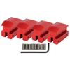 4PCS Car Jack Lift Pad Point Adapter Jack Puck Frame Protector Replacemnt for Camaro 6th Gen 2016‑2024 Except Convertible