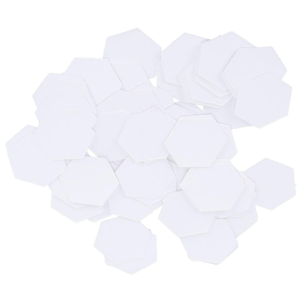 100Pcs PatchWork Template Hex Paper Modelboard Quilting Sewing Craft DIY Stitching Tool(16mm Hex )