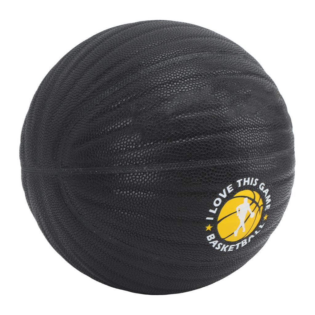 Weighted Training Basketball PU Rebound Well Size 7 Heavy Trainer Basketball for Men Women White Word 1kg 2.2lb