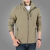 Hooded Jacket Jacket Men's Top Outdoor Sports Casual Thin Large Size Trench Coat Clip Outdoor Jacket
