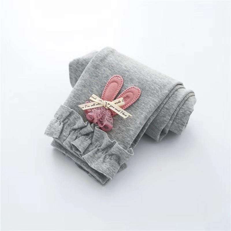 Детские брюки для маленьких девочек, милые длинные брюки, детские эластичные брюки