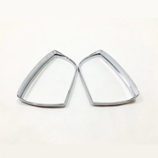 Fit For Ford EcoSport 2018- Chrome Side Mirror Rain Eyebrow Trim