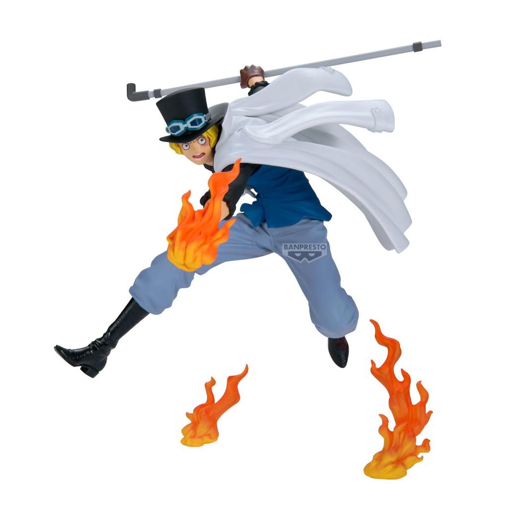 Banpresto Sabo One Piece Action Figure BATTLE RECORD COLLECTION SABO 12cm BP29651P Multicolor Collectible Figure Perfect for Anime Fans