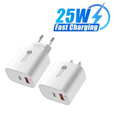 PD 25 Вт USB зарядное устройство Quick Charge 3.0 Быстрое зарядное устройство для телефона Type-C для iPhone iPad Huawei Xiaomi Samsung