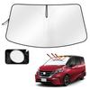 Cartist Front Sunshade for Nissan Serena C27 Windshield Shade UV Car Custom Interior Easy Storage Bag Direct from Manufacturer (H28.8 - Present),