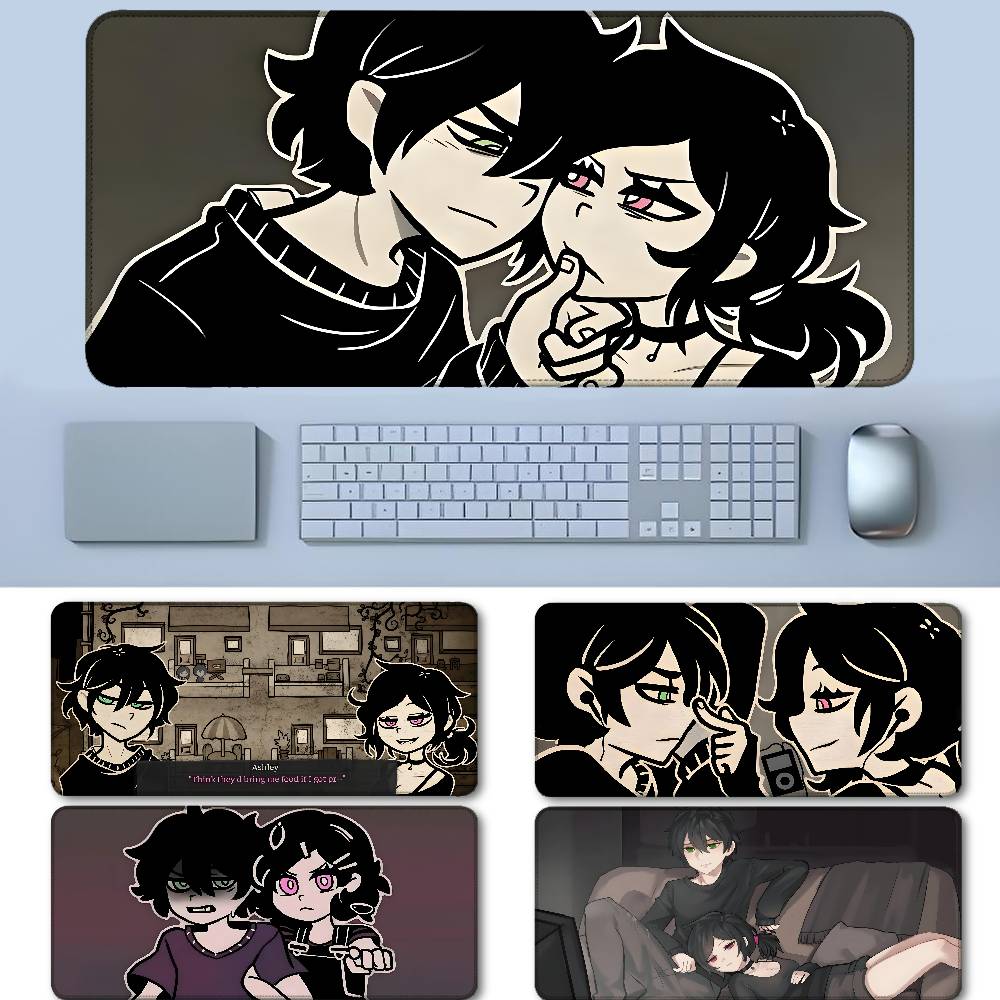 The Coffin Of Andy And Leyley Mouse Pad Rubber Thicken Overlock Gaming Table Mat Office Computer Keyboard Pad PC Mousepad