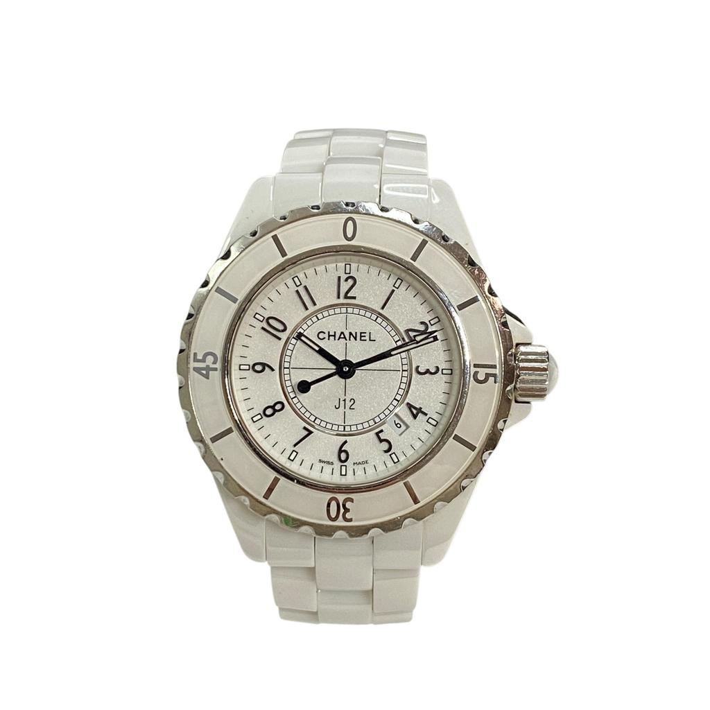 Used CHANELWatches white ceramic Women