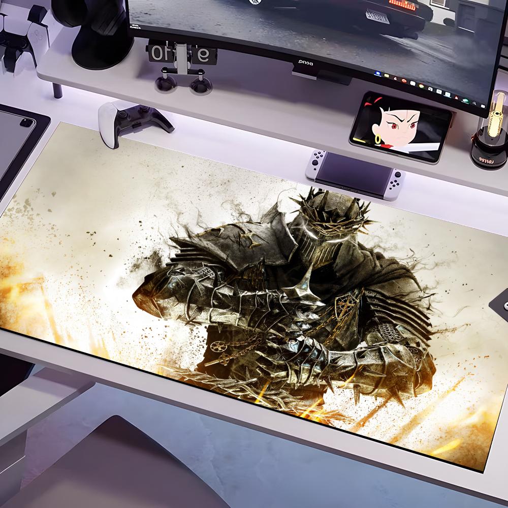 Коврик для мыши L-Lords Of The F-Fallen Разные размеры Большой квадратный Компьютерный Офисный Игровой Настольные коврики Резиновые Противоскользящие Коврики для мыши