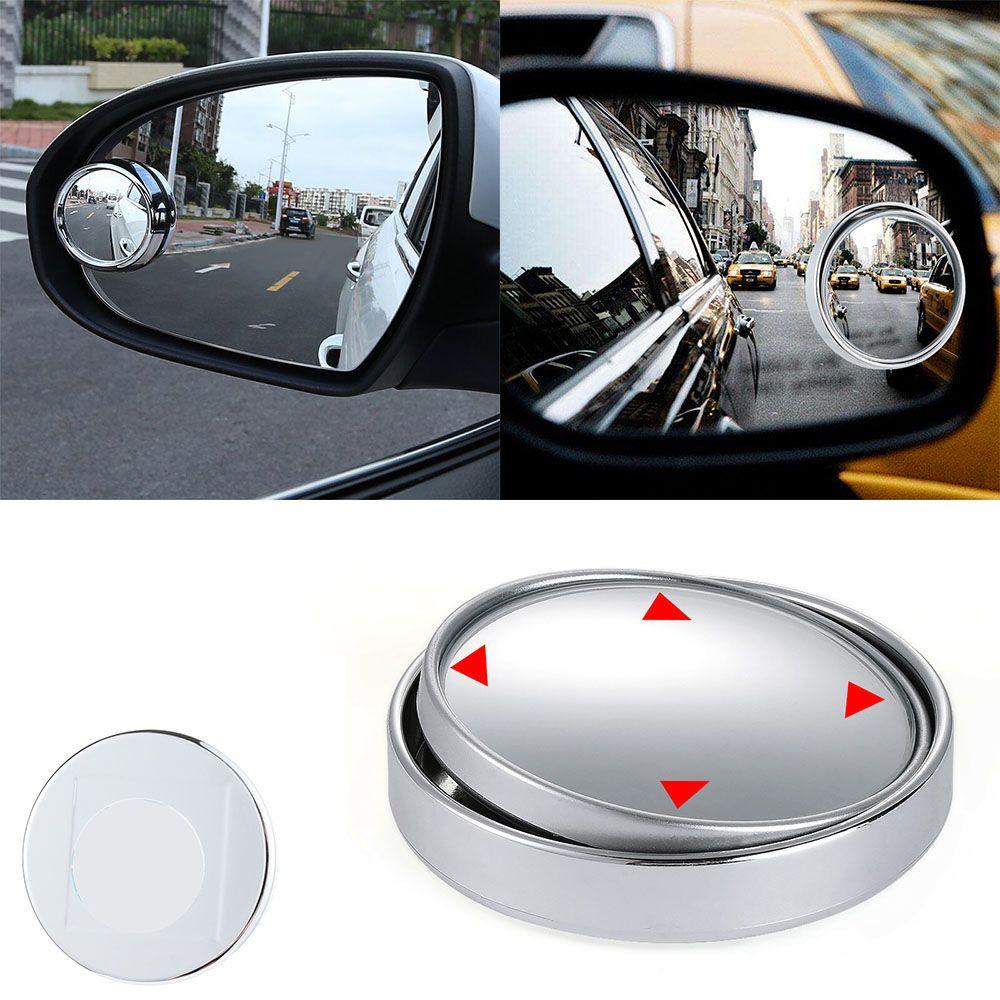 360 Degree Auto Small Round Mirror RearView Side Mirror Blindspot