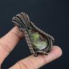 Dragon Blood Jasper Gemstone Handmade Copper Wire Wrap Jewelry Pendant For Love