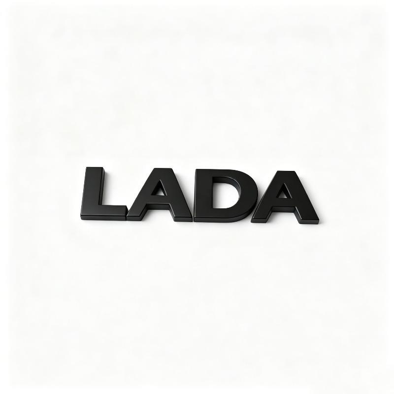 LADA Персонализированная модификация 3D трехмерная металлическая наклейка на автомобиль задняя наклейка буквенная наклейка