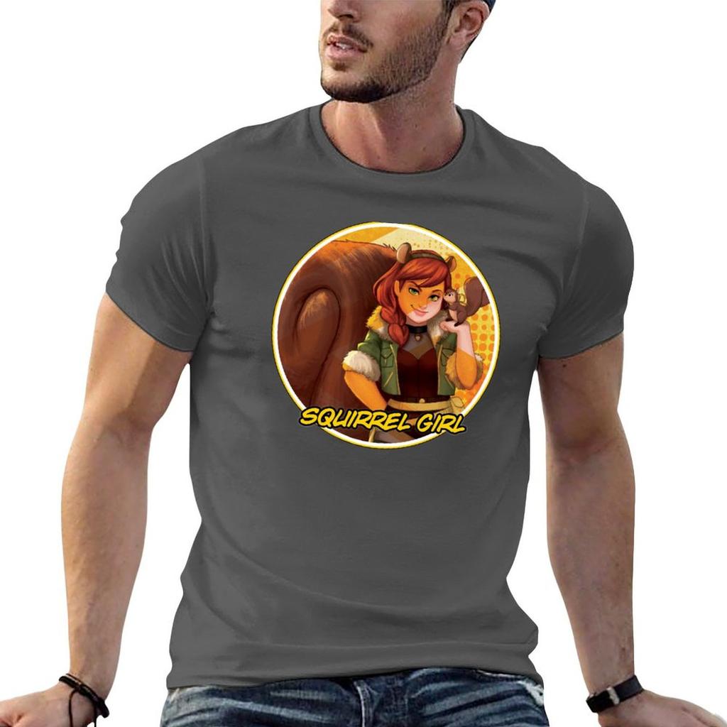 Squirrel Girl TShirt Large Size Loose Casual Tee