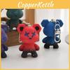 Starry Acrylic Bear Chameleon Keychain Color Changing Christmas Gifts Festival