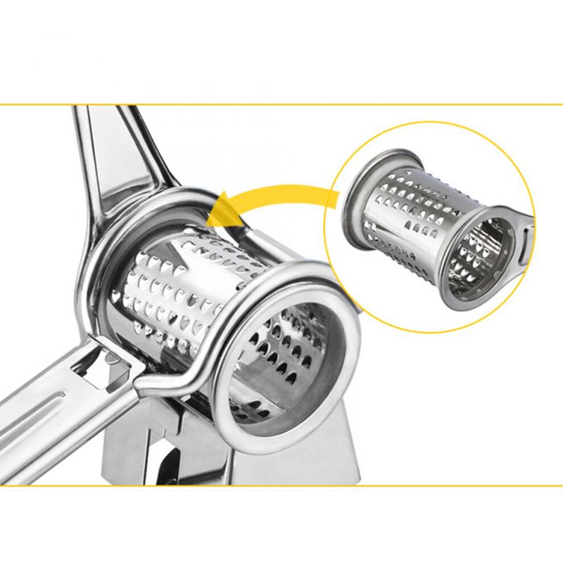 Stainless Steel Cheese Curler Crusher It Silver