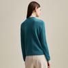Women's Pure Cashmere Semi-High Collar Knit Sweater