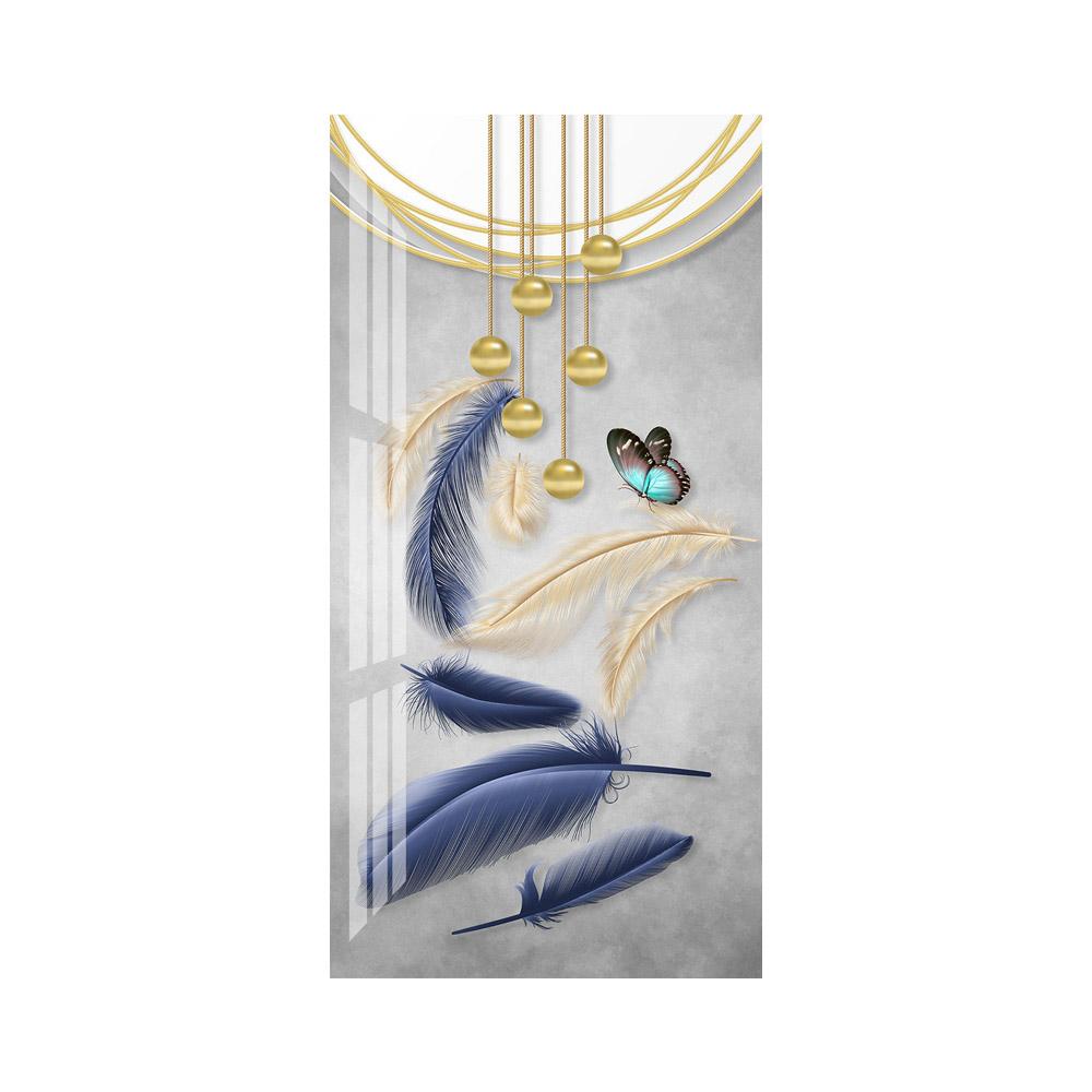 Скандинавские постеры с перьями, холст, картины, настенные художественные фотографии для гостиной, украшения крыльца, абстрактные роскошные принты, без рамки