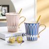 Легкая роскошная британская кофейная чашка Ins Style, керамическая кружка высокой ценности, парная чашка, свадебный сувенир, выпускной вечер